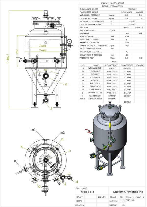 1BBL Uni Tank